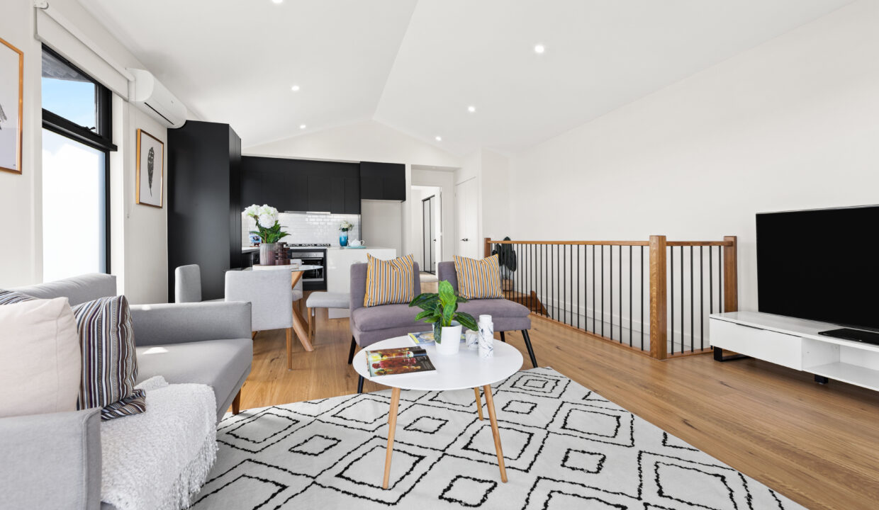 3. Living + Kitchen